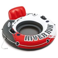 Ватрушка Intex River Run 1 135x135 см бело-красный