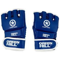 Перчатки Green hill COMBAT SAMBO MMR-0027CS для MMA, боевое самбо синий M
