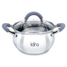 Кастрюля LARA Bell 1,8 л, нержавеющая сталь