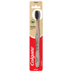 Зубная щетка Colgate Бамбук Древесный уголь, мягкая, черный