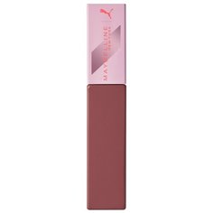 Maybelline New York x Puma Super Stay Matte Ink жидкая помада для губ матовая стойкая, оттенок 11, Бесстрашный