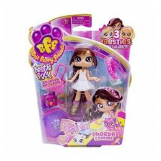 Кукла ABtoys Best Furry Friends Bestie с питомцем 2 серия Phoebe, 12 см, 78099