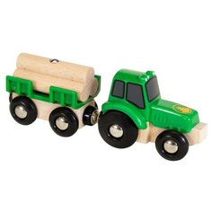 Трактор Brio 33799 13.7 см зеленый