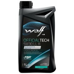 Моторное масло Wolf Officialtech 5W30 LL III 1 л