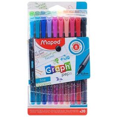 Maped Набор капиллярных ручек Graph Peps, 0,4 мм (749051)