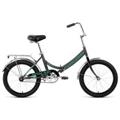 Городской велосипед FORWARD Arsenal 20 1.0 (2020) серый/бирюзовый 14" (требует финальной сборки)