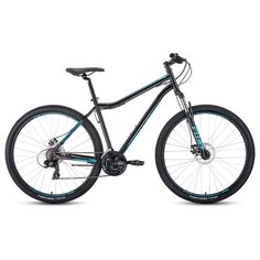 Горный (MTB) велосипед FORWARD Sporting 29 2.0 Disc (2020) черный/бирюзовый 19" (требует финальной сборки)
