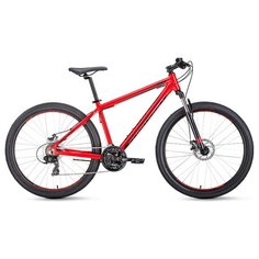 Горный (MTB) велосипед FORWARD Apache 29 2.0 Disc (2020) красный/черный 19" (требует финальной сборки)