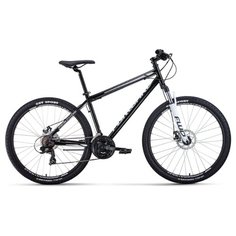 Горный (MTB) велосипед FORWARD Sporting 27.5 2.0 Disc (2020) черный/белый 19" (требует финальной сборки)