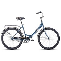 Городской велосипед FORWARD Sevilla 26 1.0 (2020) серый/серебристый 18.5" (требует финальной сборки)