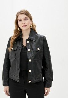 Куртка кожаная Violeta by Mango