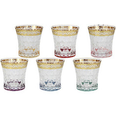 Набор: стаканов виски 6 шт Same Цветная Флоренция (SM3177-678-AL)