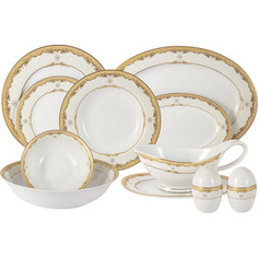 Обеденный сервиз 27 предметов Midori Корона (MI2-K3036-E6-27)