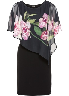 Платье с шифоновой накидкой Bonprix