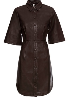 Платье из искусственной кожи Bonprix