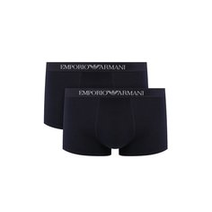 Комплект из двух хлопковых боксеров Emporio Armani