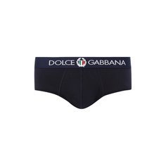 Хлопковые брифы с широкой резинкой Dolce & Gabbana