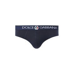 Хлопковые брифы с широкой резинкой Dolce & Gabbana