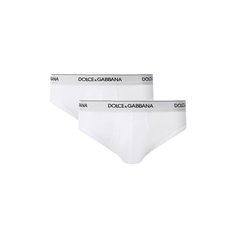 Комплект из двух хлопковых брифов Dolce & Gabbana