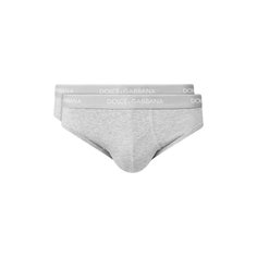 Комплект из двух хлопковых брифов Dolce & Gabbana