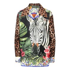 Шелковая блузка Dolce & Gabbana