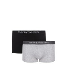 Комплект из двух хлопковых боксеров Emporio Armani
