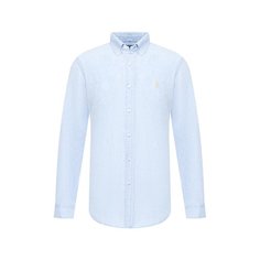 Льняная рубашка с воротником button down Polo Ralph Lauren