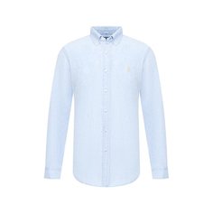 Льняная рубашка с воротником button down Polo Ralph Lauren