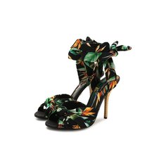 Текстильные босоножки Dolce & Gabbana