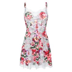 Платье из смеси шелка и хлопка Dolce & Gabbana