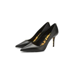 Кожаные туфли Barocco Versace