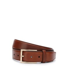 Кожаный ремень с металлической пряжкой Brioni