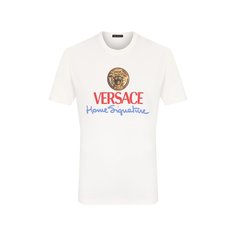 Хлопковая футболка Versace