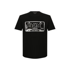 Хлопковая футболка Versace