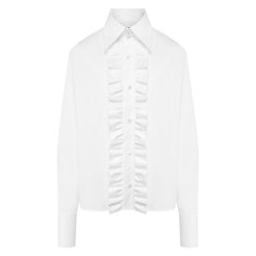 Хлопковая рубашка Saint Laurent