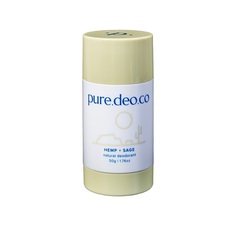 PURE DEO CO Дезодорант-стик без солей алюминия с пенькой и шалфеем