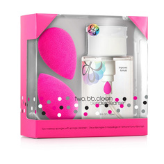 BEAUTYBLENDER 2 спонжа beautyblender original и очищающий гель blendercleanser