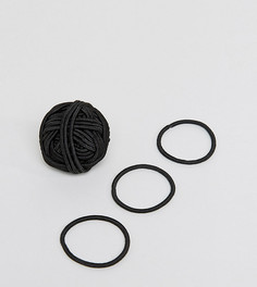 Набор из 40 резинок для волос ASOS DESIGN-Черный