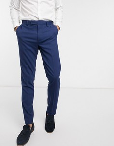 Темно-синие брюки скинни ASOS DESIGN-Темно-синий