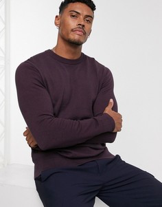 Бордовый джемпер Topman-Красный