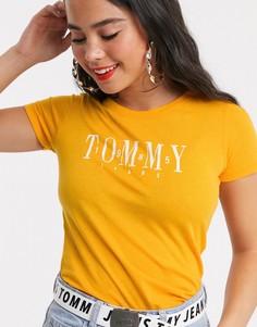 Футболка с логотипом Tommy Jeans-Желтый