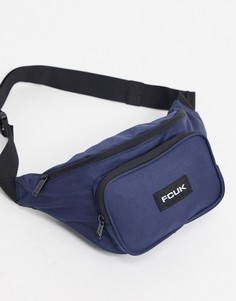 Темно-синяя сумка-кошелек на пояс French Connection-Темно-синий