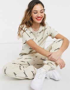 Футболка с логотипом Lacoste-Бежевый