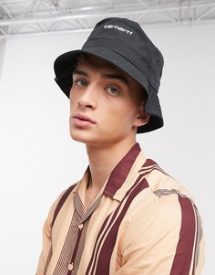 Черная панама с надписью Carhartt WIP-Черный