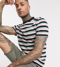 Футболка в полоску из органического хлопка ASOS DESIGN Tall-Мульти