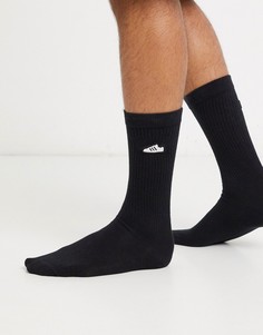 Черные носки с вышивкой adidas Originals-Черный