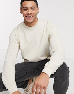 Легкий бежевый свитшот ASOS DESIGN