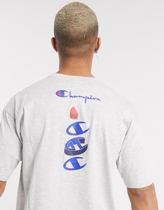 Серая футболка Champion-Серый