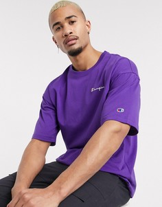 Футболка виноградного цвета Champion-Фиолетовый