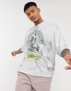Футболка oversized с принтом спереди ASOS DESIGN-Мульти